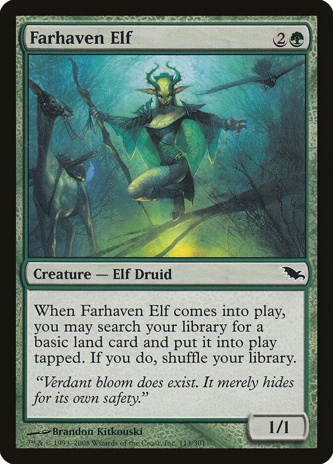 Farhaven Elf (113) - Shadowmoor (SHM)