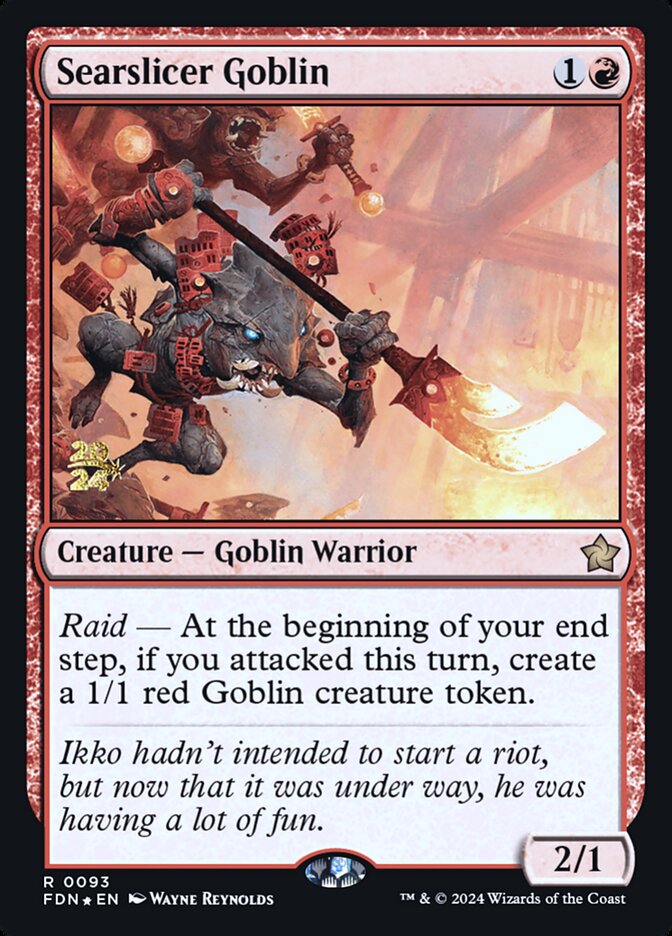 Searslicer Goblin (93s) - Foundations Promos (PFDN)