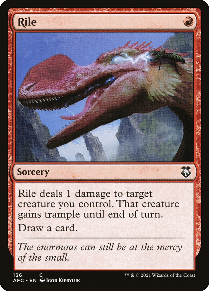 Rile (136) - Forgotten Realms Commander (AFC)