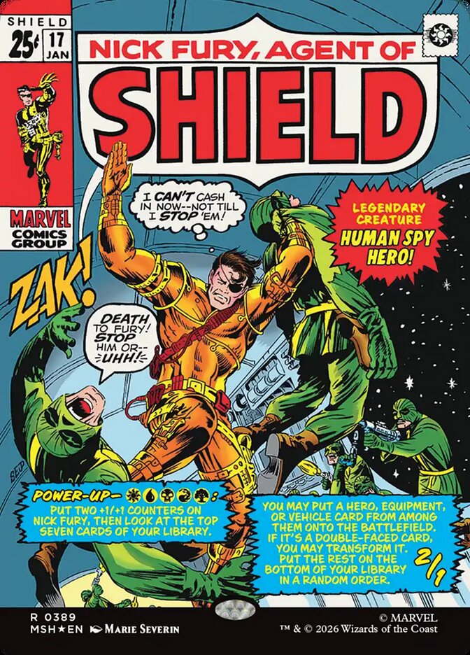 Nick Fury, Agent of S.H.I.E.L.D. (389) - Marvel Super Heroes (MSH)