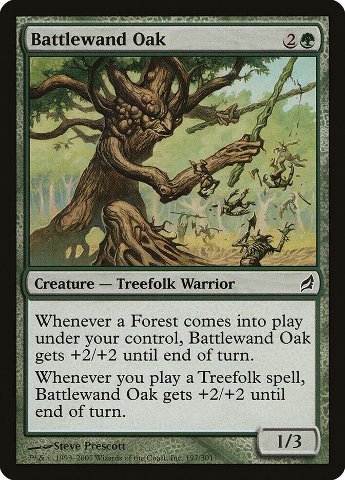 Battlewand Oak (197) - Lorwyn (LRW)
