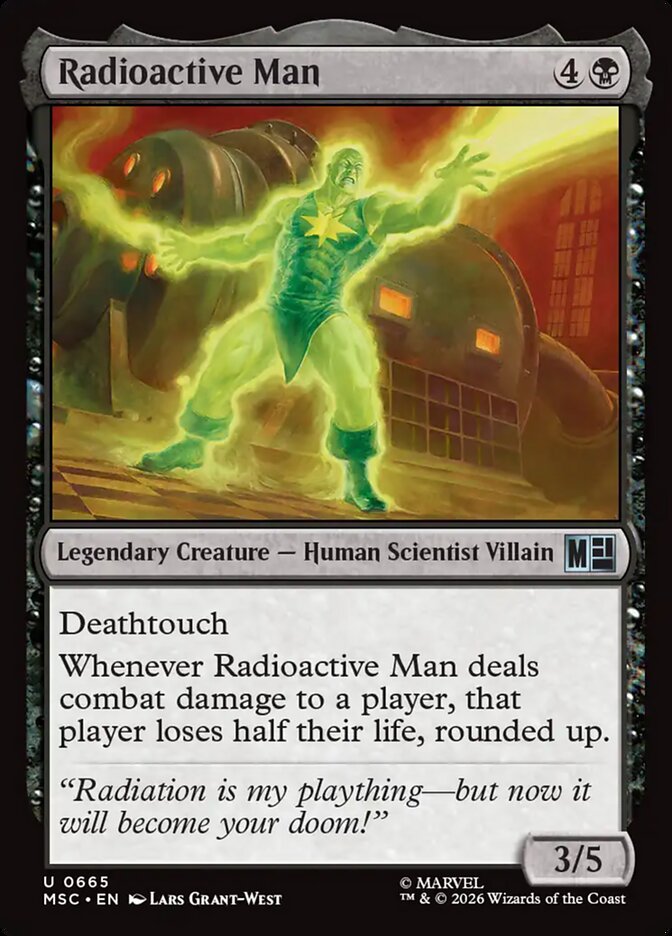 Radioactive Man (665) - Marvel Super Heroes Commander (MSC)