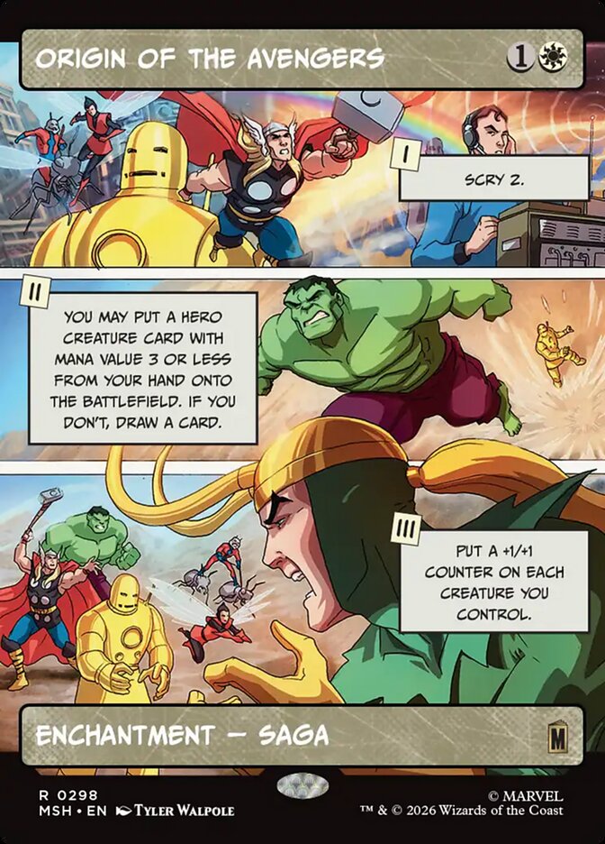 Origin of the Avengers (298) - Marvel Super Heroes (MSH)