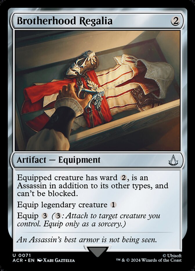 Brotherhood Regalia (71) - Assassin's Creed (ACR)