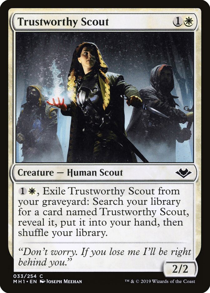 Trustworthy Scout (33) - Modern Horizons (MH1)