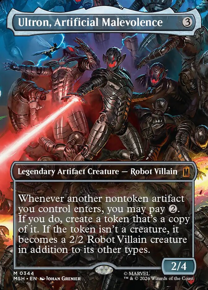 Ultron, Artificial Malevolence (344) - Marvel Super Heroes (MSH)