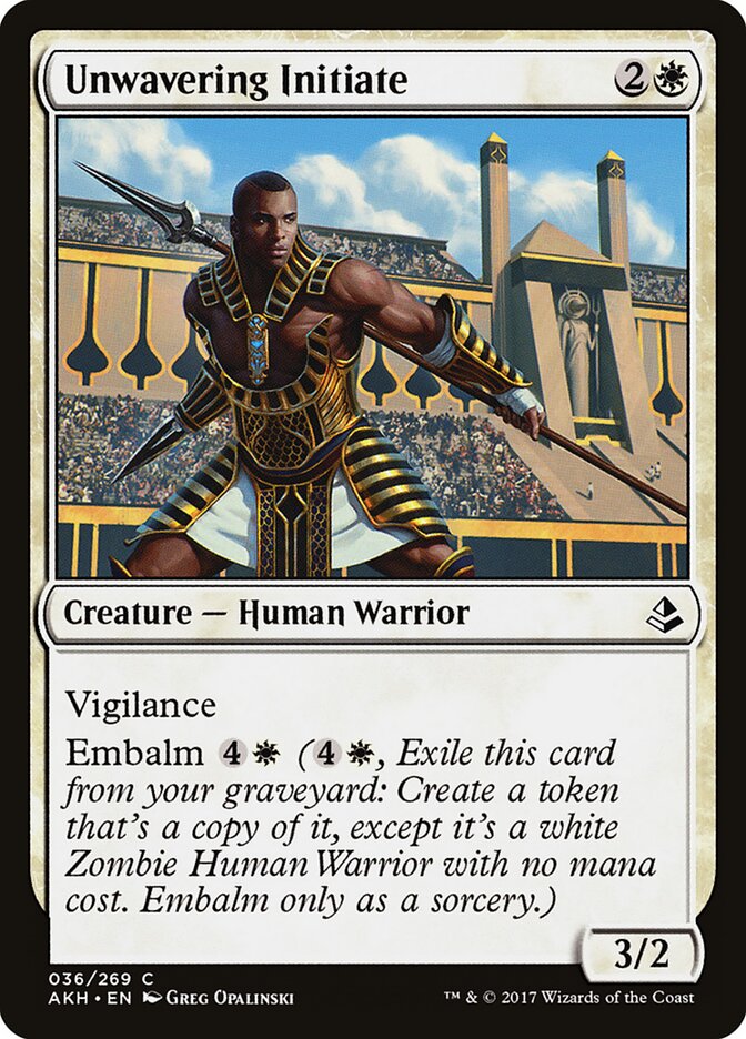 Unwavering Initiate (36) - Amonkhet (AKH)