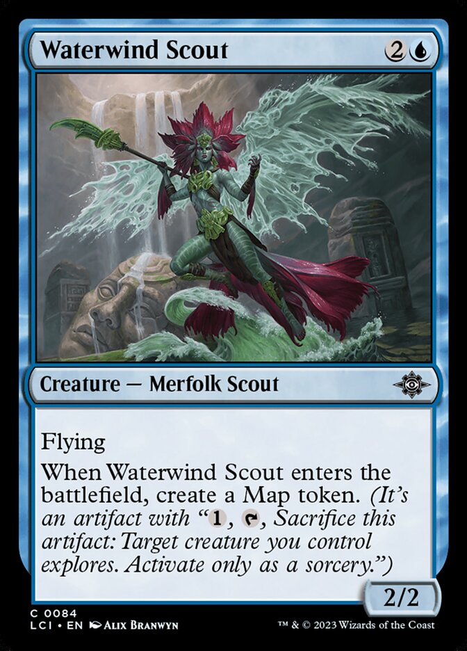 Waterwind Scout (84) - The Lost Caverns of Ixalan (LCI)
