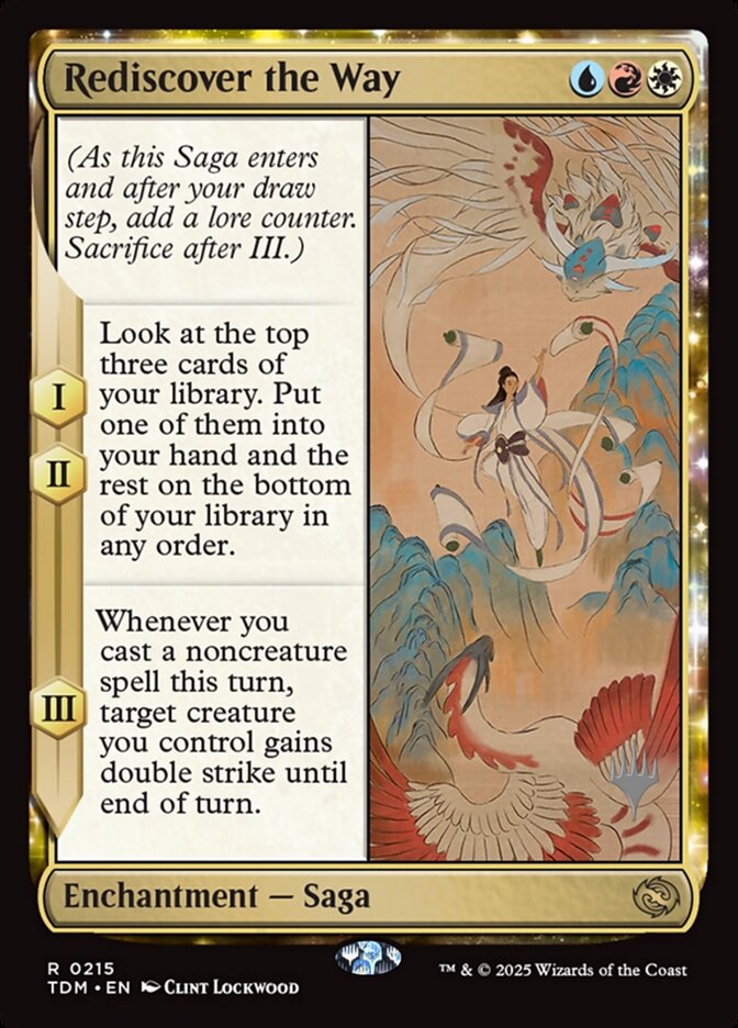 Rediscover the Way (215p) - Tarkir: Dragonstorm Promos (PTDM)