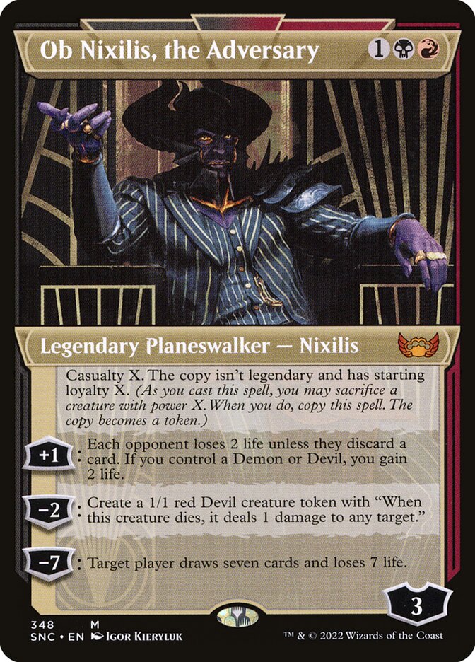 Ob Nixilis, the Adversary (348) - Streets of New Capenna (SNC)