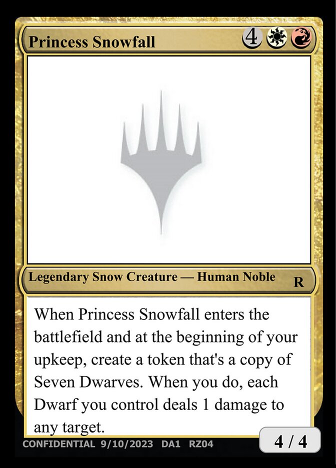 Princess Snowfall (RZ04e) - Unknown Event (UNK)