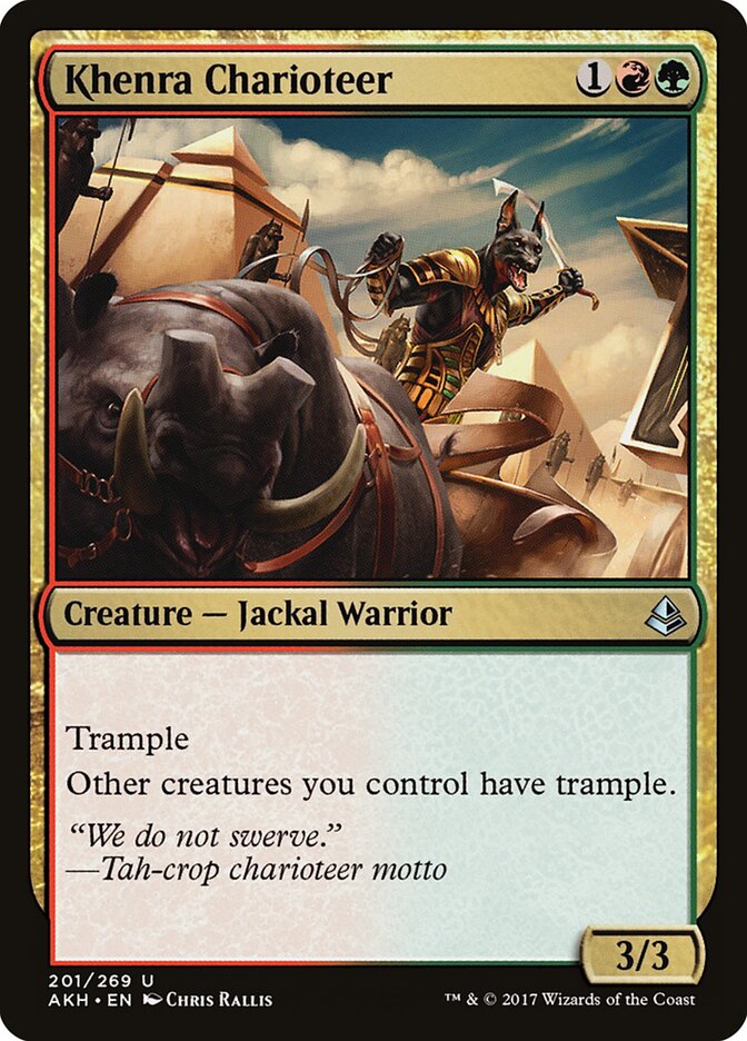 Khenra Charioteer (201) - Amonkhet (AKH)