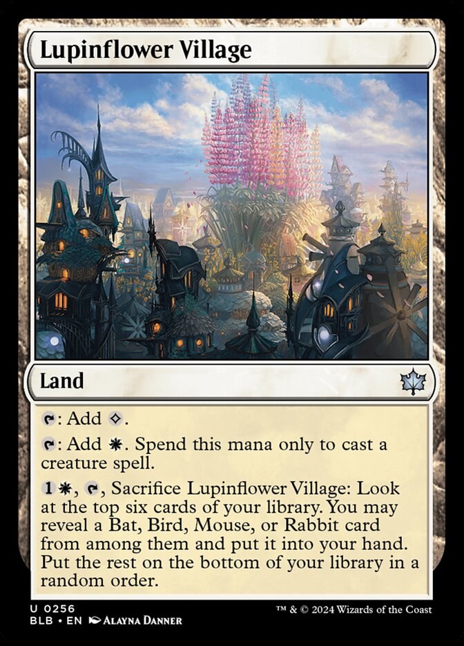 Lupinflower Village (256) - Bloomburrow (BLB)