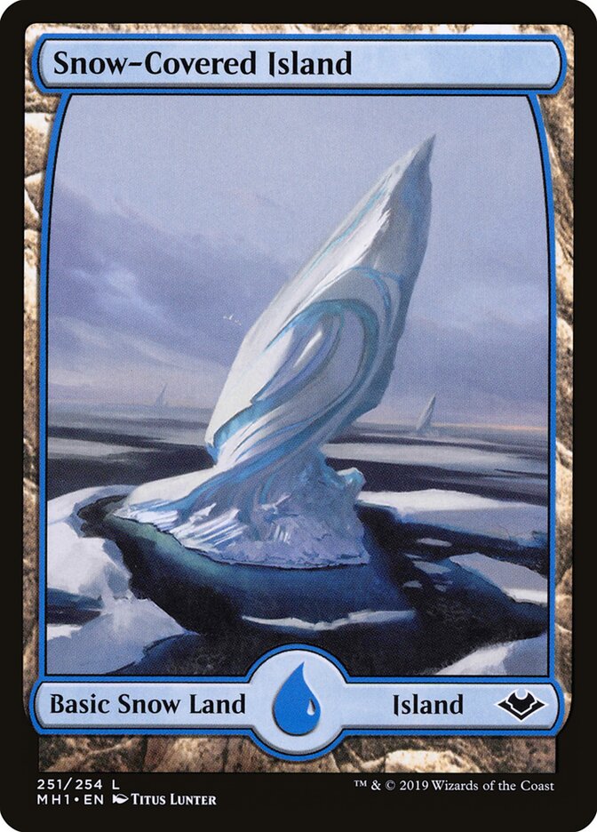 Snow-Covered Island (251) - Modern Horizons (MH1)