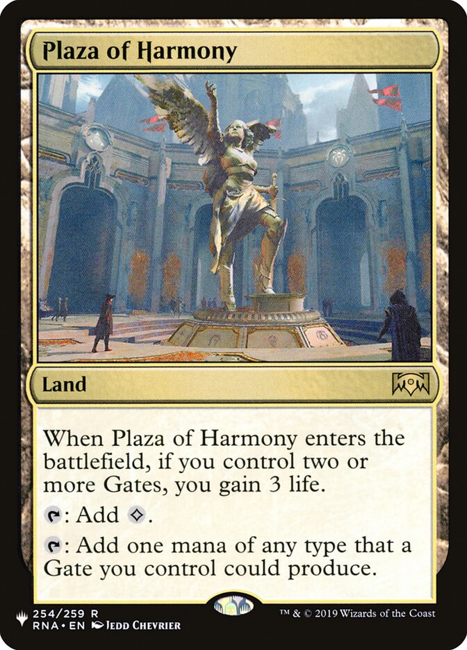 Plaza of Harmony (RNA-254) - The List (PLST)