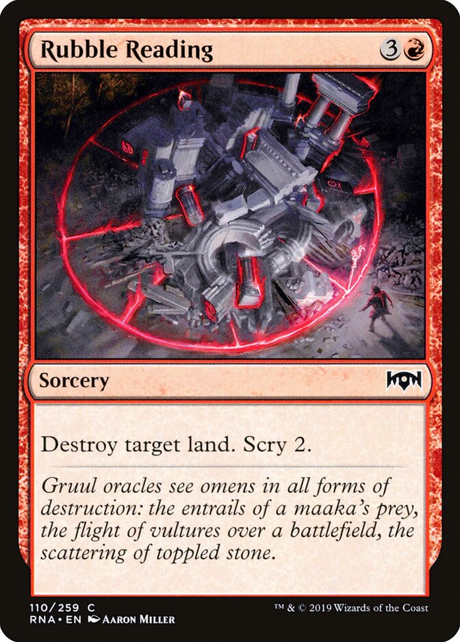 Rubble Reading (110) - Ravnica Allegiance (RNA)