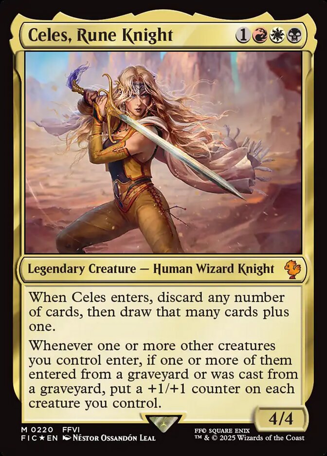 Celes, Rune Knight (220) - Final Fantasy Commander (FIC)