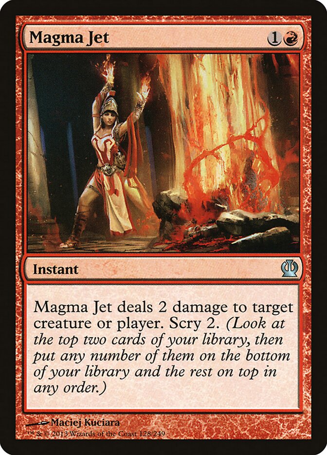 Magma Jet (128) - Theros (THS)