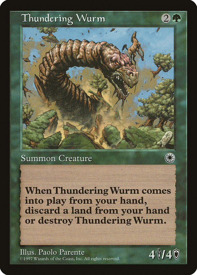 Thundering Wurm (189) - Portal (POR)