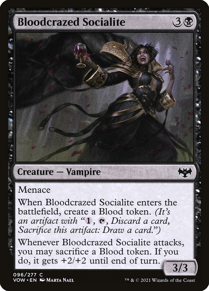 Bloodcrazed Socialite (96) - Innistrad: Crimson Vow (VOW)