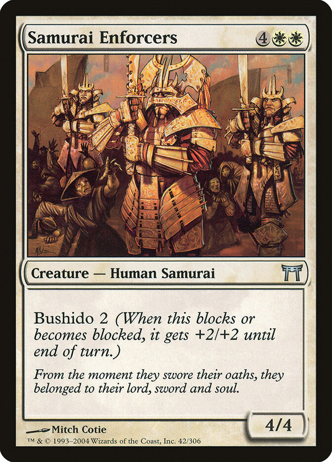 Samurai Enforcers (42) - Champions of Kamigawa (CHK)