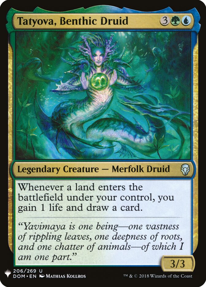 Tatyova, Benthic Druid (DOM-206) - The List (PLST)