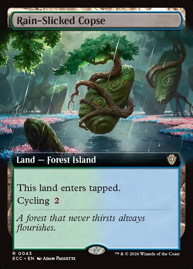 Rain-Slicked Copse (43) - Lorwyn Eclipsed Commander (ECC)