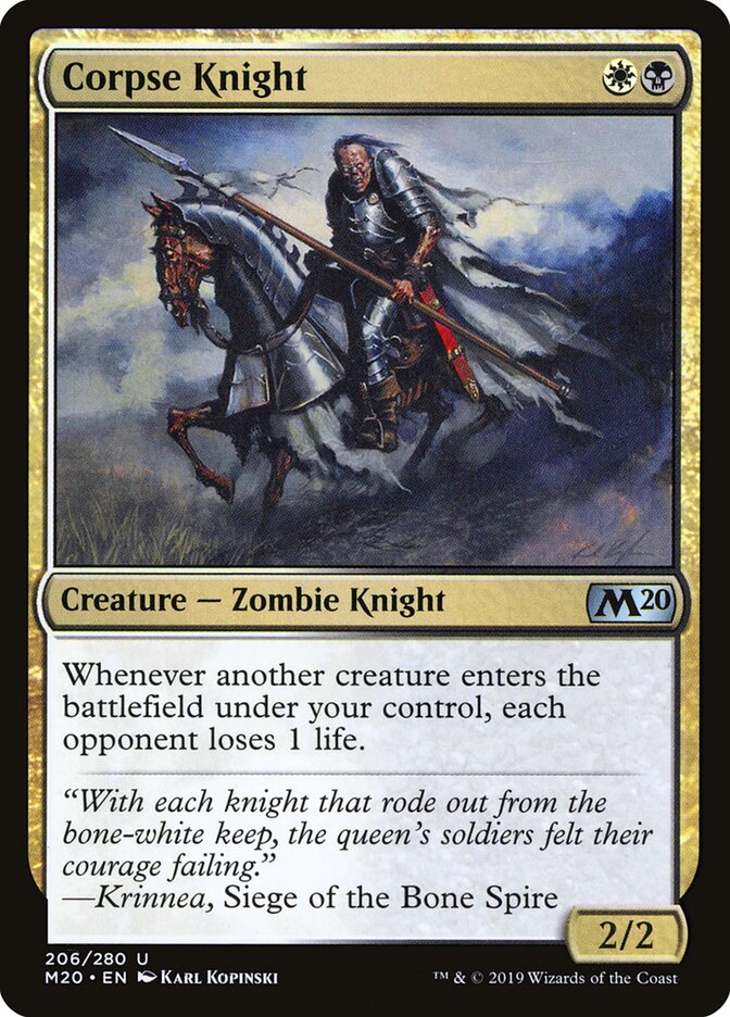 Corpse Knight (206) - Core Set 2020 (M20)