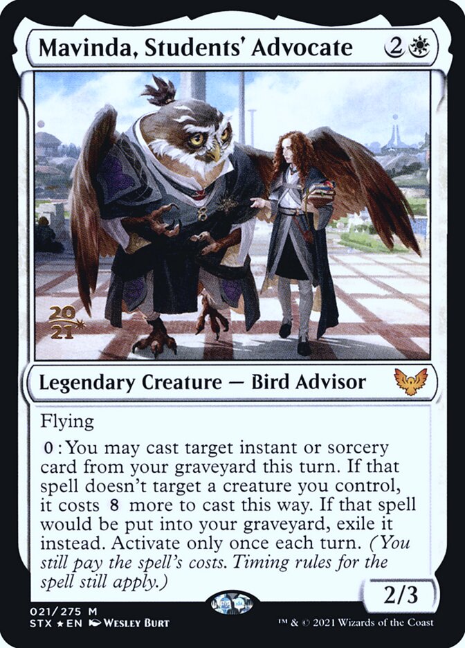 Mavinda, Students' Advocate (21s) - Strixhaven: School of Mages Promos (PSTX)