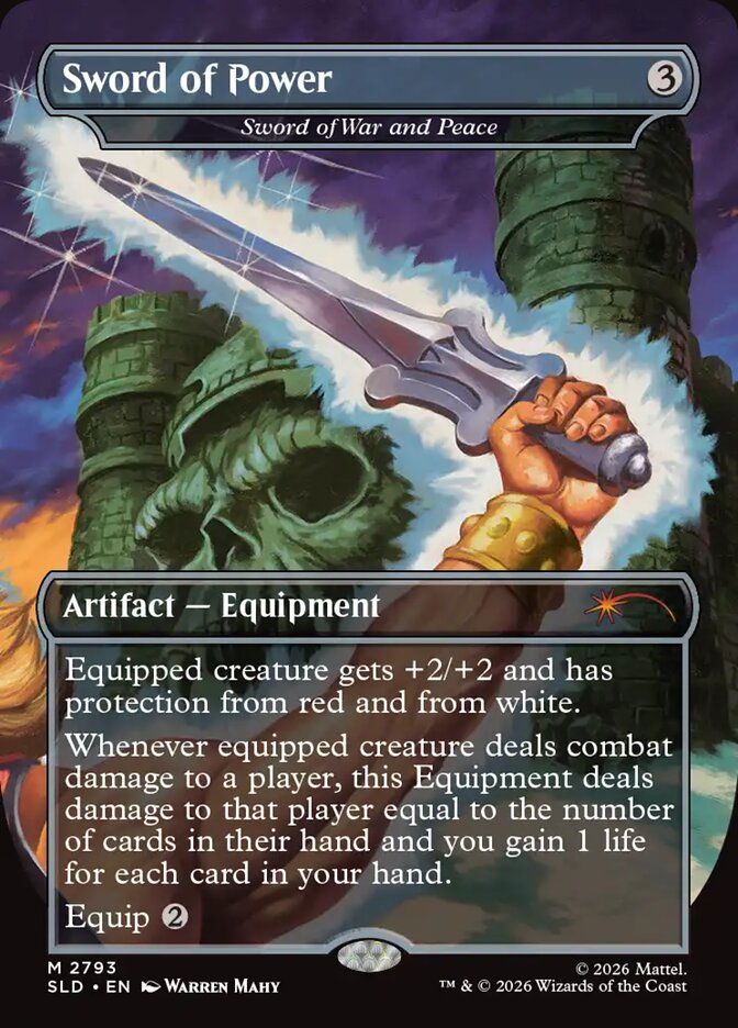 Sword of Power - Sword of War and Peace (2793) - Secret Lair Drop (SLD)