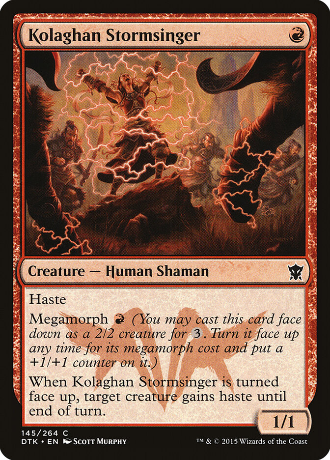 Kolaghan Stormsinger (145) - Dragons of Tarkir (DTK)