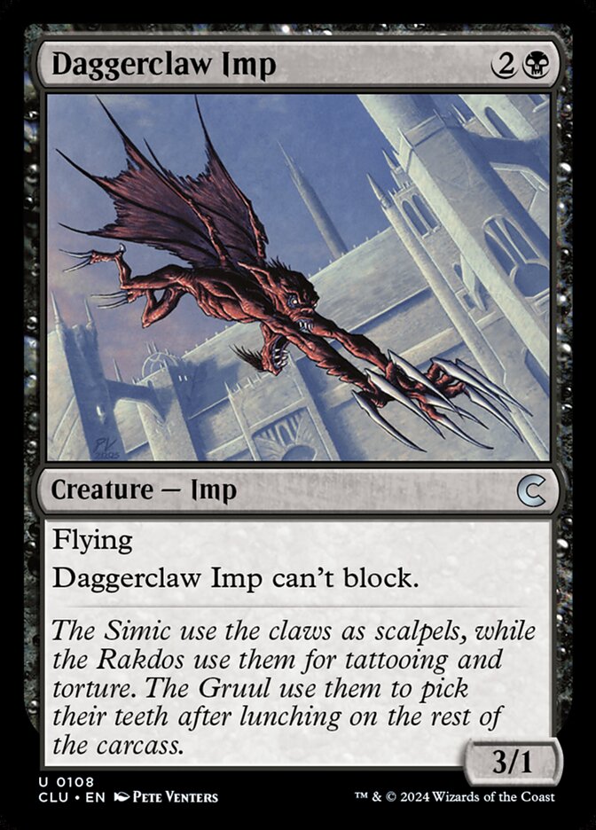 Daggerclaw Imp (108) - Ravnica: Clue Edition (CLU)