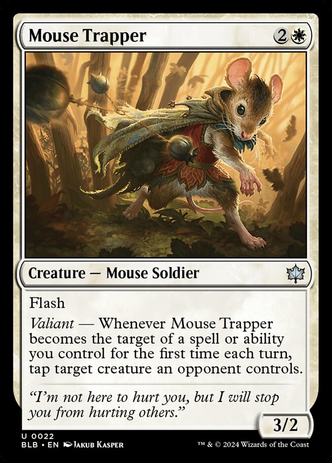 Mouse Trapper (22) - Bloomburrow (BLB)