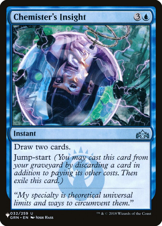 Chemister's Insight (GRN-32) - The List (PLST)