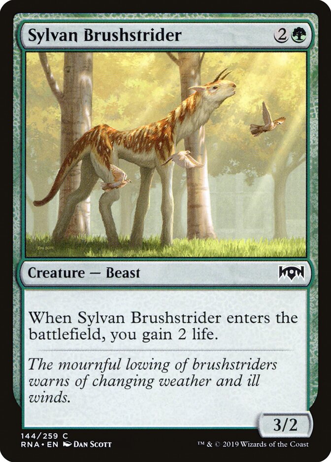 Sylvan Brushstrider (144) - Ravnica Allegiance (RNA)