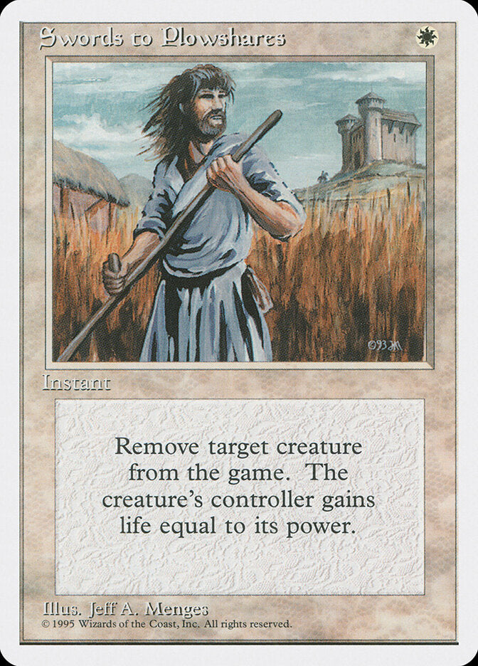Swords to Plowshares (52) - Fourth Edition (4ED)