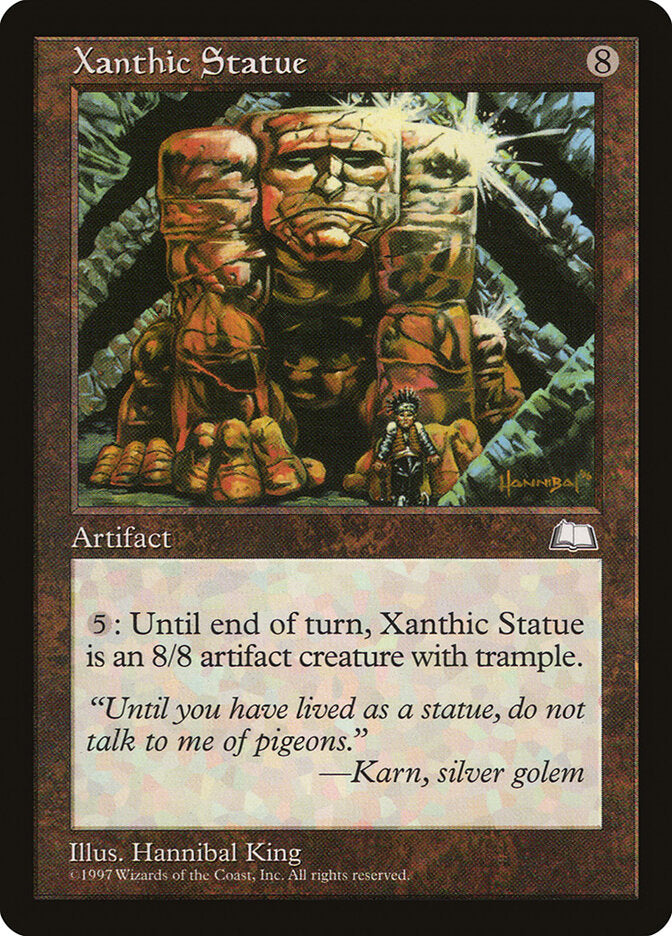 Xanthic Statue (163) - Weatherlight (WTH)
