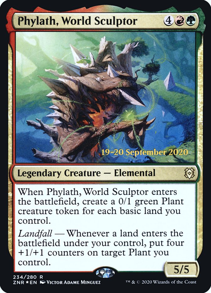 Phylath, World Sculptor (234s) - Zendikar Rising Promos (PZNR)