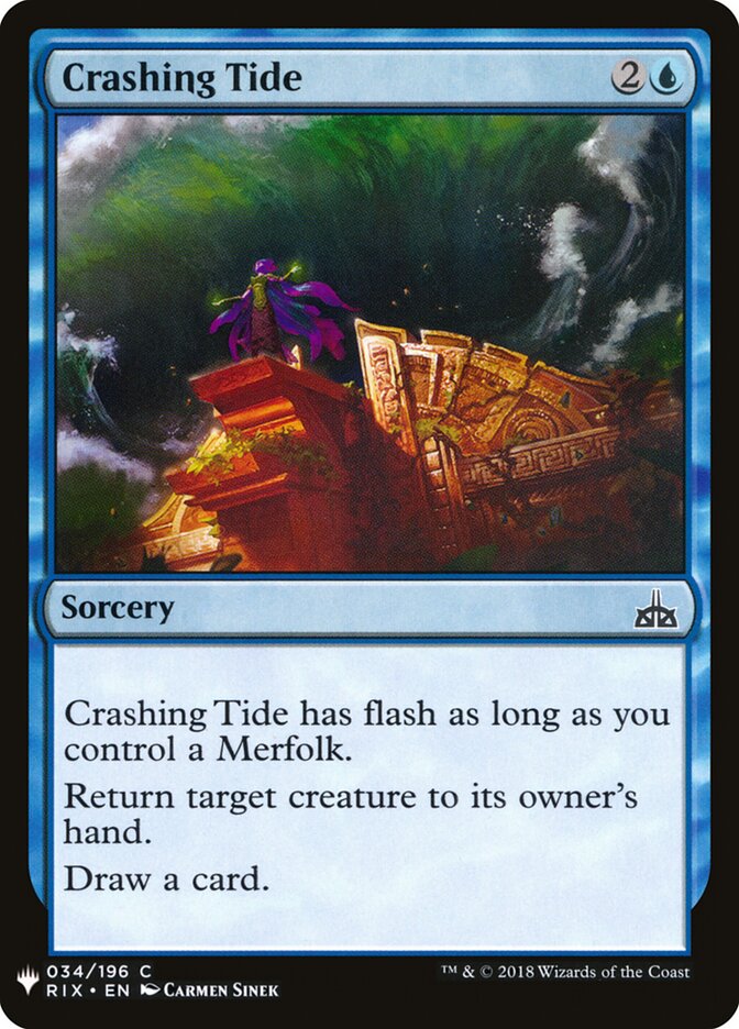 Crashing Tide (RIX-34) - The List (PLST)