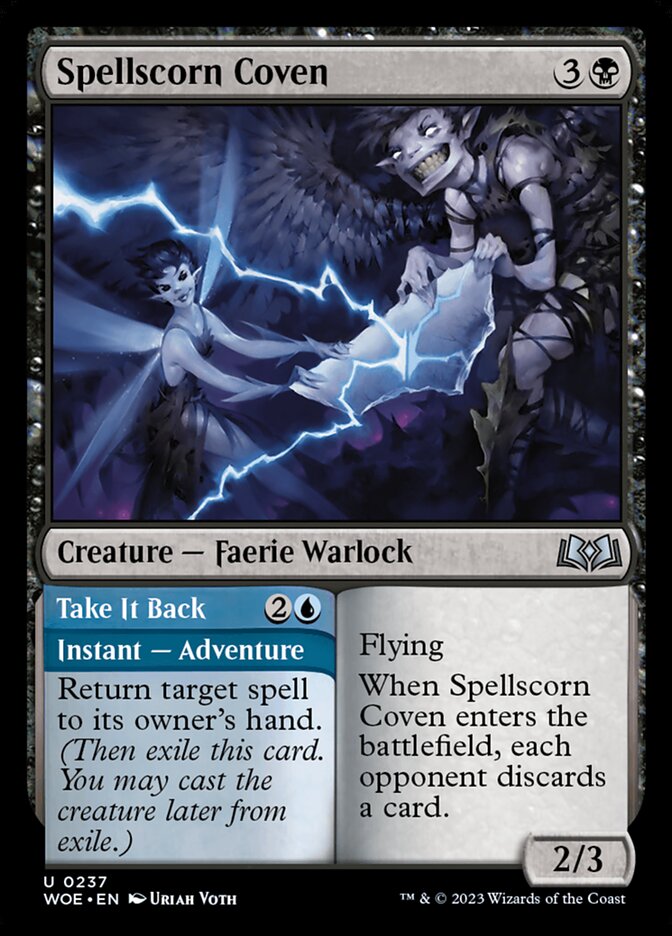 Spellscorn Coven // Take It Back (237) - Wilds of Eldraine (WOE)