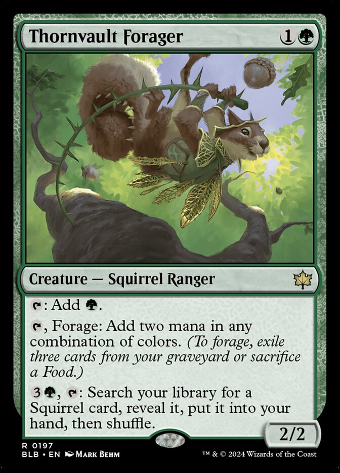 Thornvault Forager (197) - Bloomburrow (BLB)