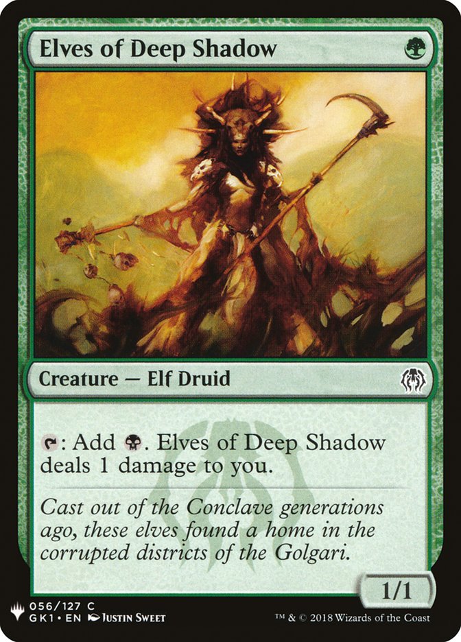 Elves of Deep Shadow - The List (PLST)
