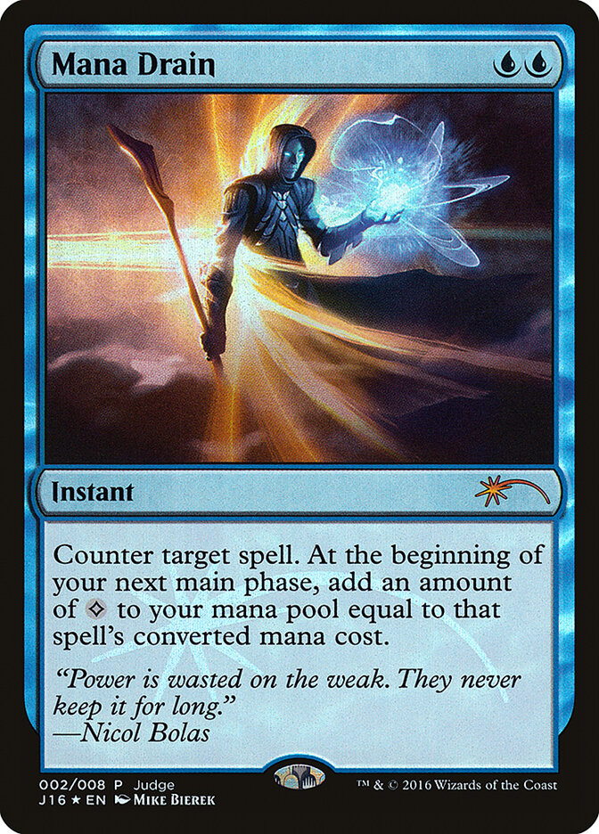 Mana Drain (2) - Judge Gift Cards 2016 (J16)