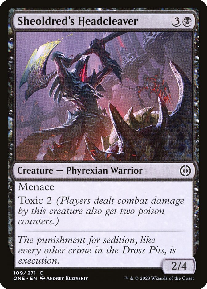 Sheoldred's Headcleaver (109) - Phyrexia: All Will Be One (ONE)