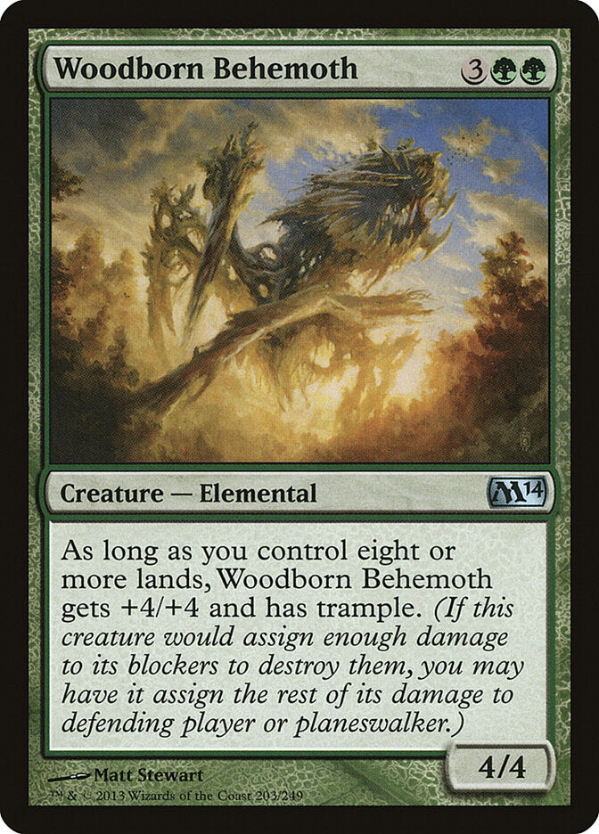 Woodborn Behemoth (203) - Magic 2014 (M14)