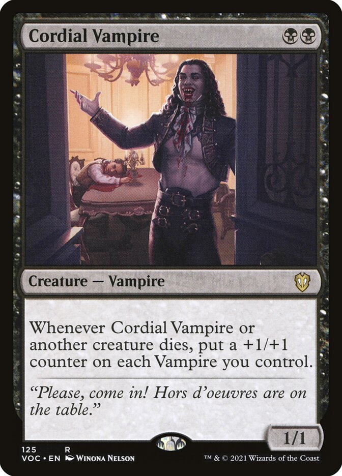 Cordial Vampire (125) - Crimson Vow Commander (VOC)