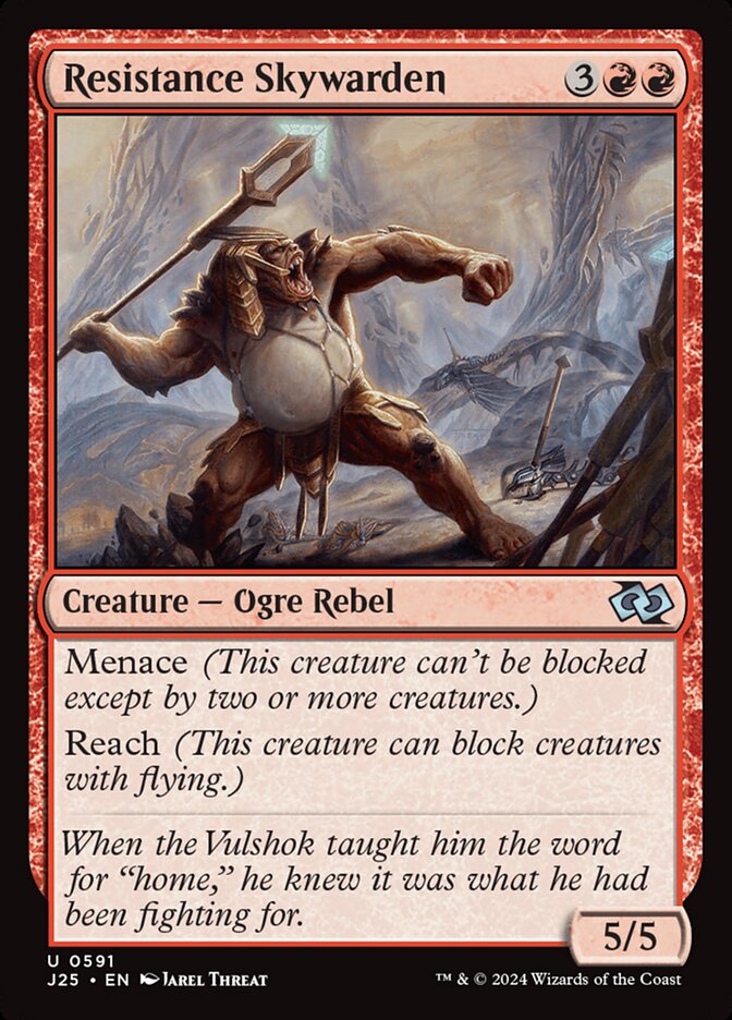 Resistance Skywarden - Foundations Jumpstart (J25)