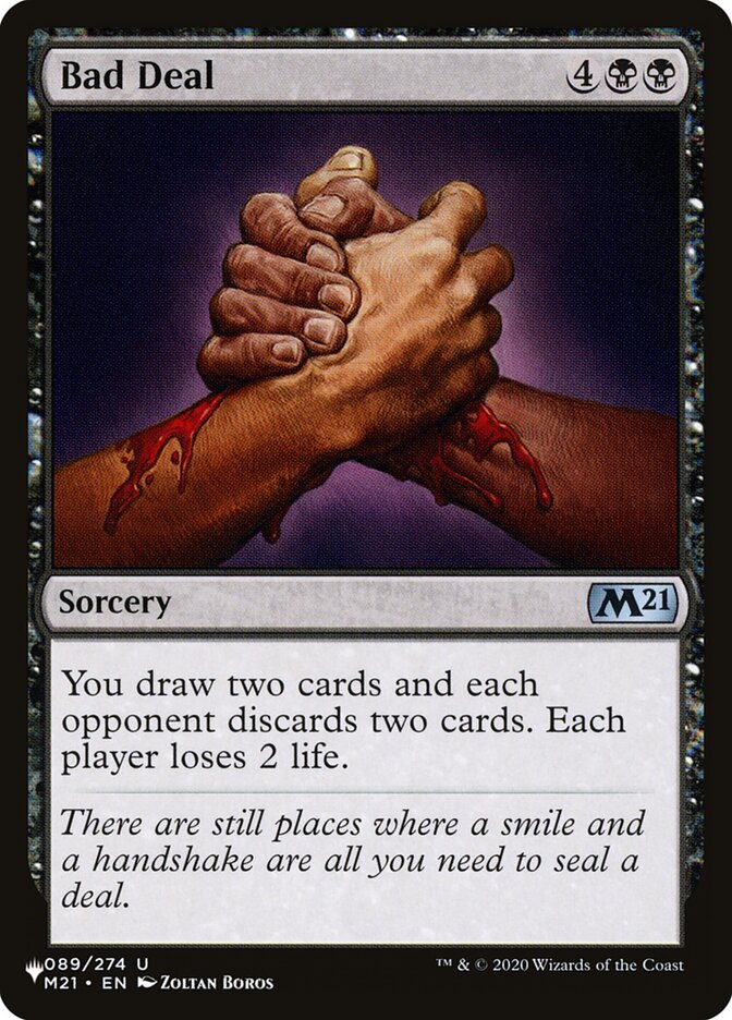 Bad Deal (M21-89) - The List (PLST)