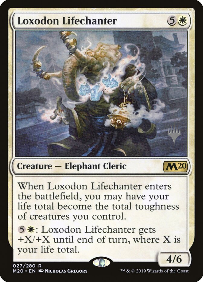 Loxodon Lifechanter (27p) - Core Set 2020 Promos (PM20)