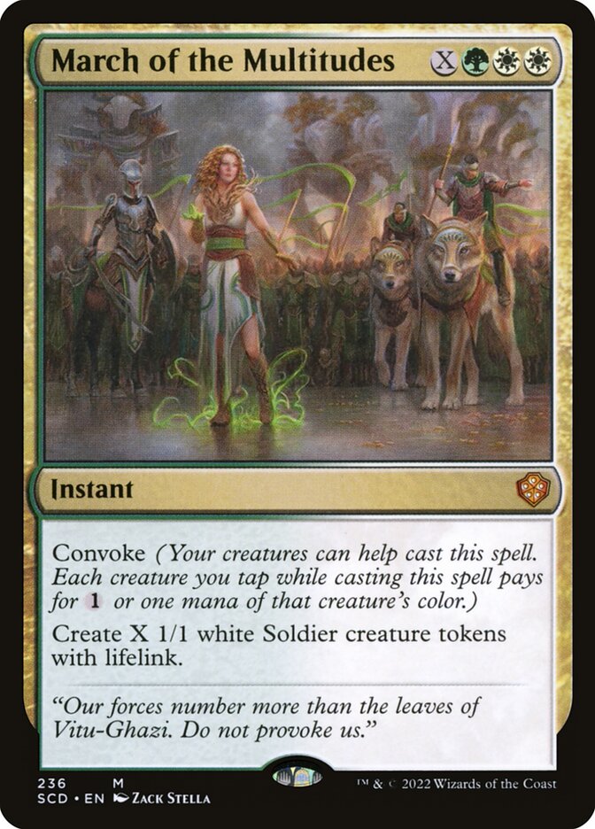 March of the Multitudes (236) - Starter Commander Decks (SCD)